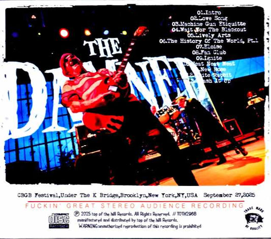 Damned / NY,USA 09.27.2025 Complete