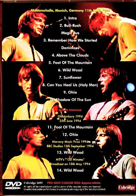 Paul Weller/Germany 1994 Broadcast Edition & more