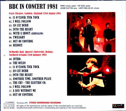 U2 You2/London,UK 1981 & more Soundboard Edition
