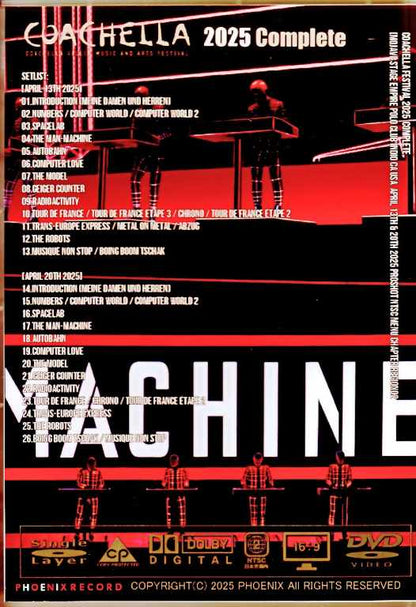 Kraftwerk/CA,USA 2025 2-Day Complete Multi-Cam Edition