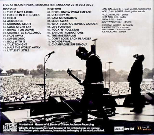 Oasis/England,UK 07.20.2025 Complete