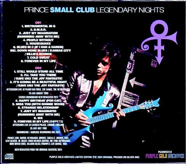 Prince/London,UK 1988 Remastered