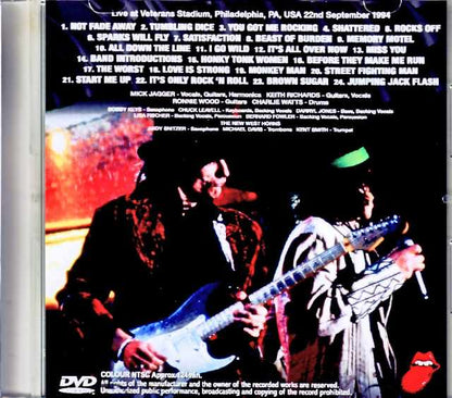 Rolling Stones/PA,USA 09.22.1994 Complete Jewel Version