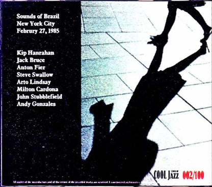 Kip Hanrahan Jack Bruce/NY,USA 1985