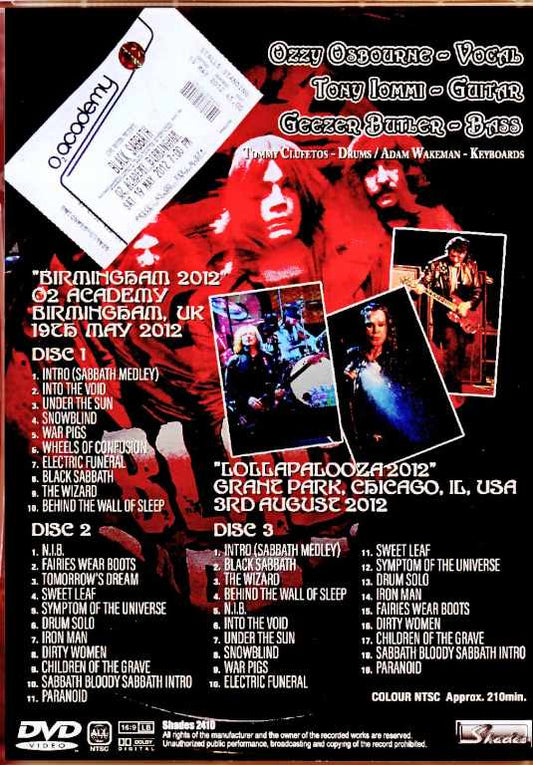Black Sabbath/England,UK 2012 & more Complete Multi-Cam Edition