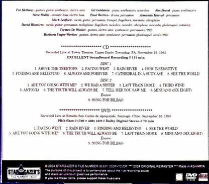 Pat Metheny Secret Story Band Pat Metheny/PA,USA 1992 & more