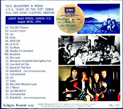 Paul McCartney Wings/Band on the Run Demos