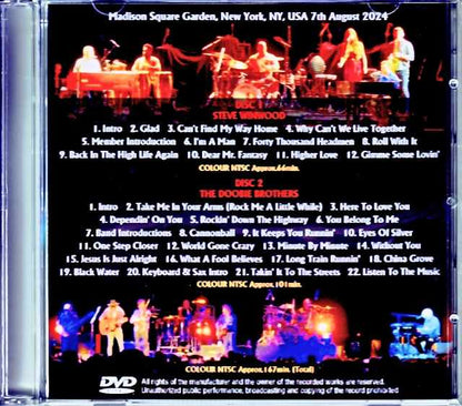 Doobie Brothers Steve Winwood / NY,USA 2024 Complete Jewel Version