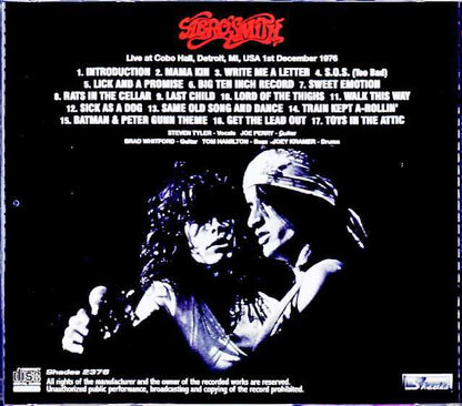 Aerosmith/MI,USA 12.01.1976