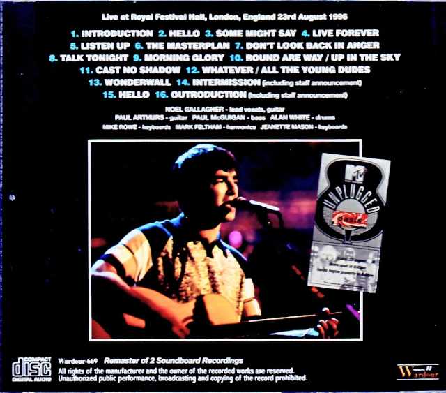 Oasis/England,UK 1996 Complete Upgrade