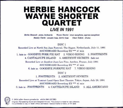 Herbie Hancock Wayne Shorter Quartet Herbie Hancock Wayne Shorter/Tokyo,Japan 1991 & more