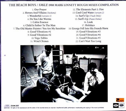 Beach Boys/Smile Unreleased 1988 mono mixes Compilation by Mark Linnett Edition