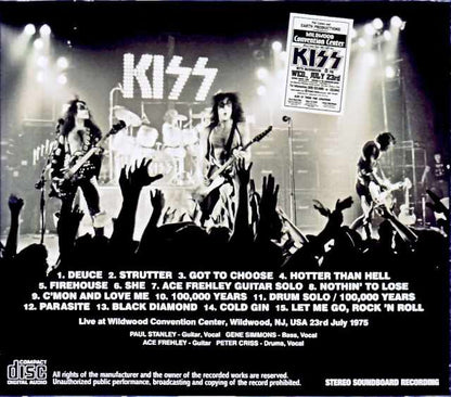 Kiss/NJ,USA 07.23.1975 Complete Soundboard Edition