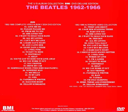 Beatles/Red Album 1962-1966 Edited by Capitol USA 1962-1966 AI Colorized New Remaster Edition Jewel Version