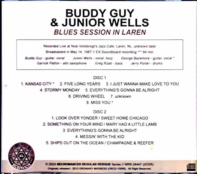 Buddy Guy Junior Wells NL,USA 1987