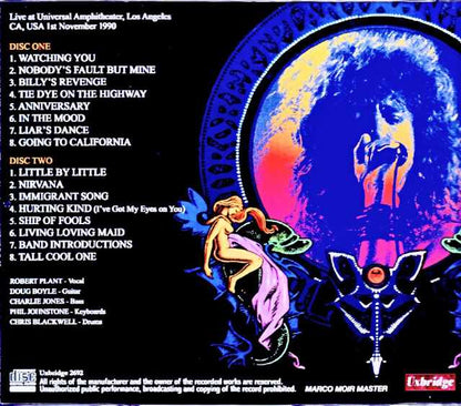 Robert Plant Robert Plant/CA,USA 11.01.1990 Marco Moir Master Edition