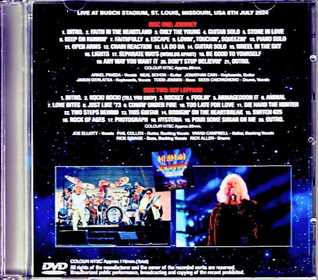 Def Leppard Journey/MO,USA 2024 Complete Jewel Version