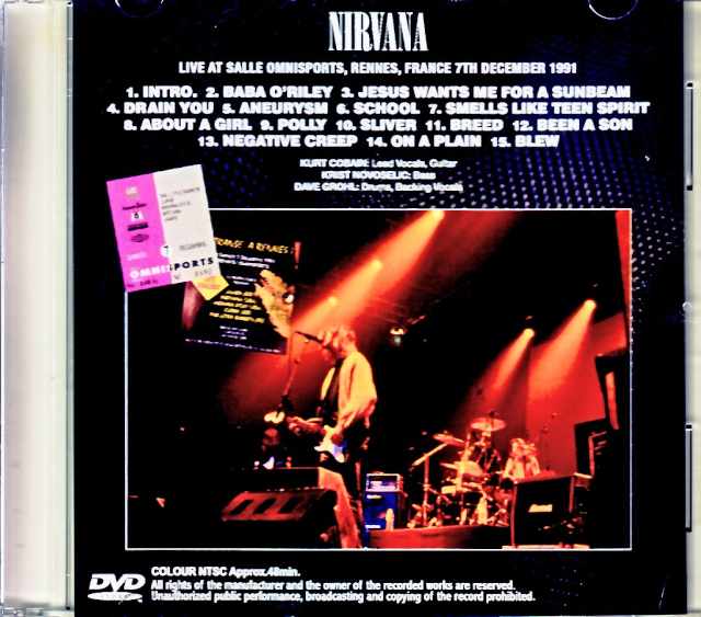 Nirvana/France 1991 Jewel Version