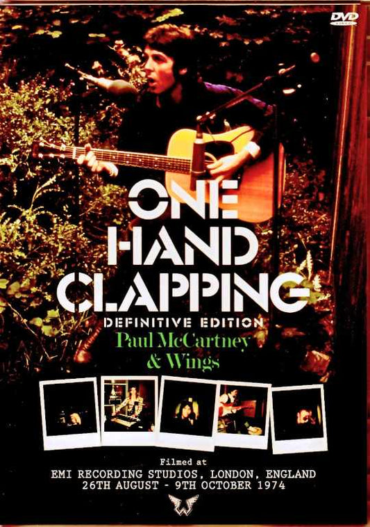 Paul McCartney Wings/One Had Clapping and The Backyard Filmed at EMI Recording Studio 1974