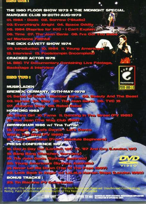 David Bowie/Video Archives 1973-1989