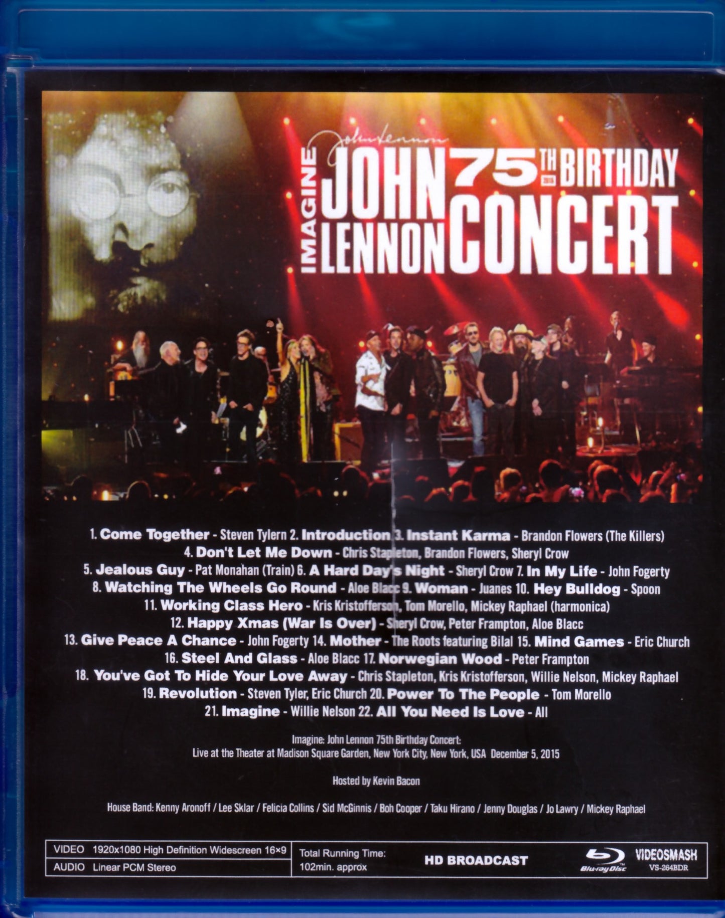 Various Artists Steven Tyler,Sheryl Crow/John Lennon Tribute 2015 Blu-Ray Ver.