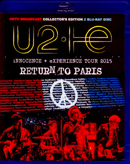 U2/France 12.6 & 7.2015 Blu-Ray Version