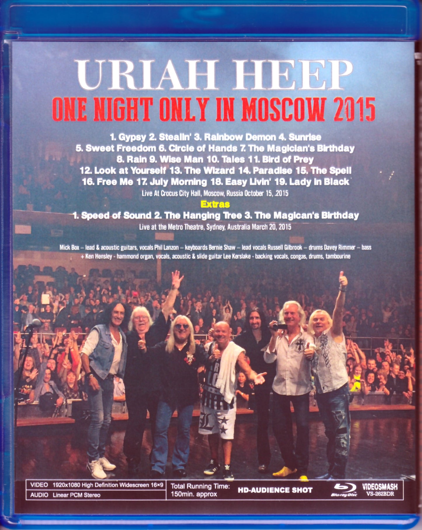 Uriah Heep/Russia 2015 & more Blu-Ray Ver.