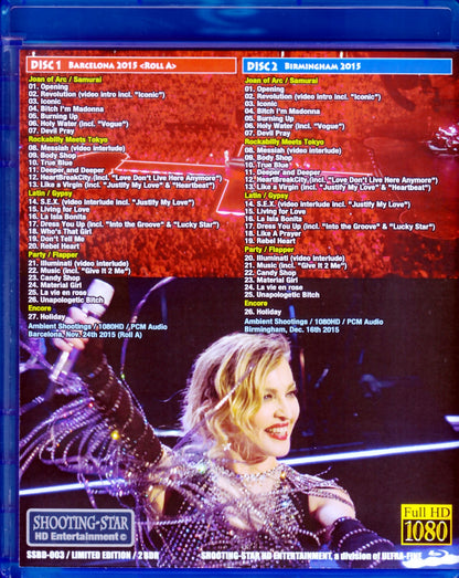 Madonna/Rebel Heart Tour Special Vol.3 Blu-Ray Version