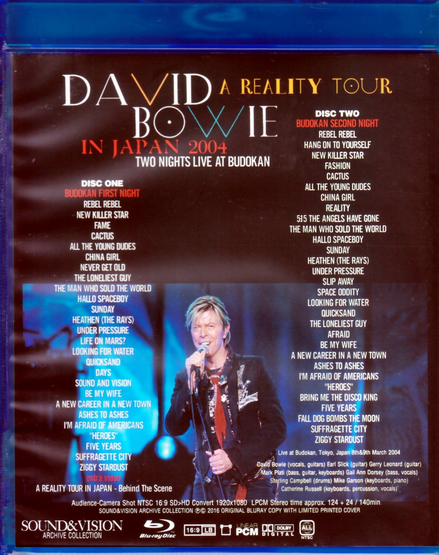 David Bowie/Tokyo,Japan 2004 2Days Blu-Ray Version