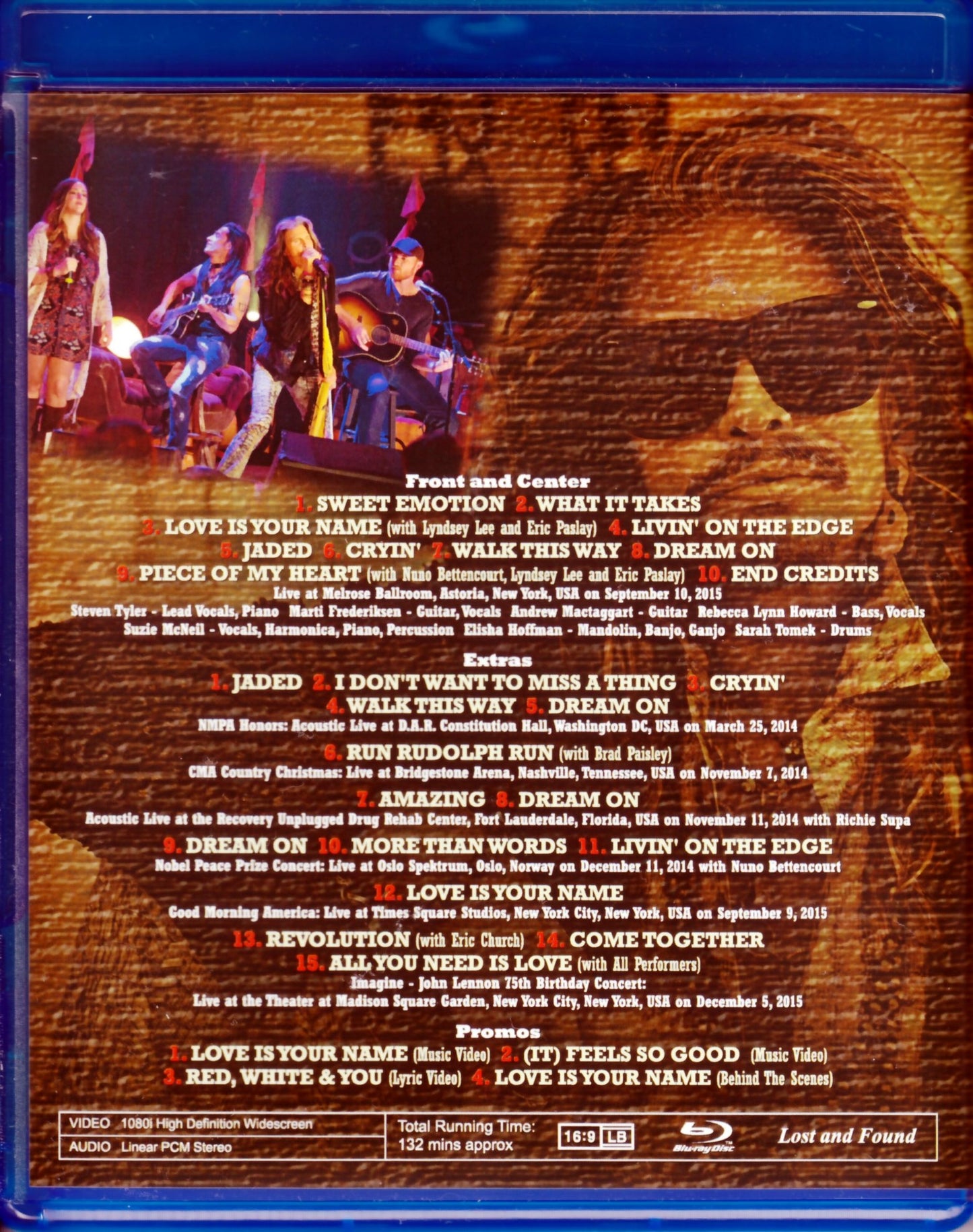 Steven Tyler/Solo Works 2014-2015 Blu-Ray