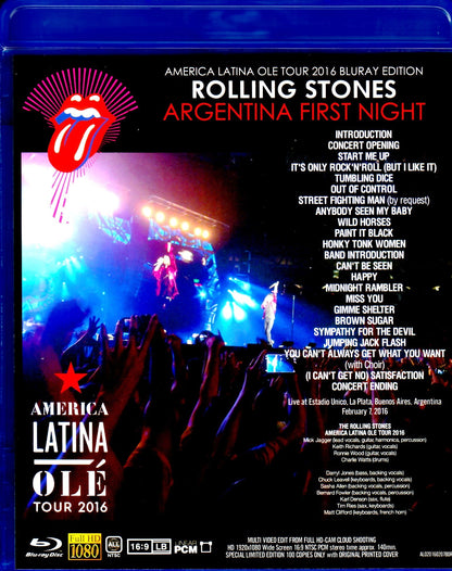 Rolling Stones/Argentina 2016 Blu-Ray Version