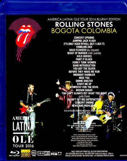 Rolling Stones/Colombia 2016 Blu-Ray Version