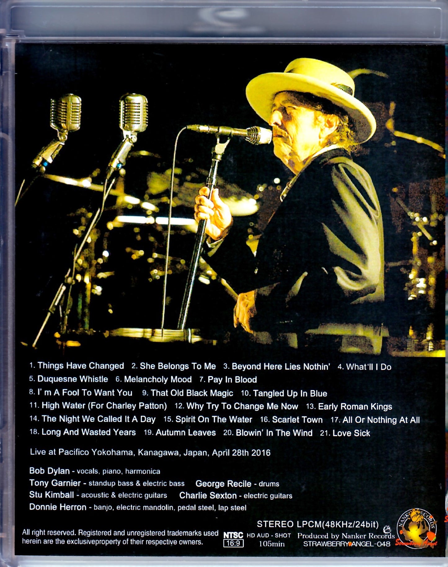 Bob Dylan/Kanagawa,Japan 2016 Blu-Ray Version