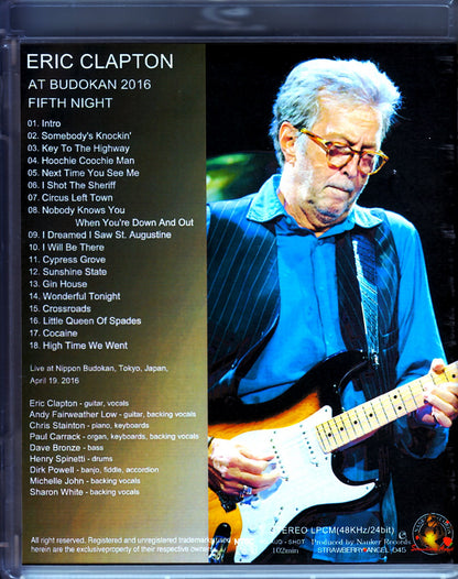 Eric Clapton/Tokyo,Japan 4.19.2016 Blu-Ray Version