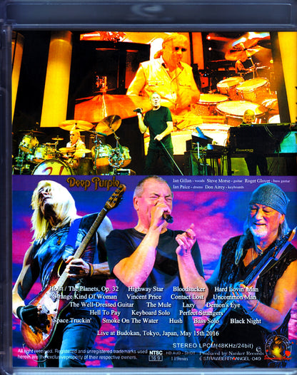 Deep Purple/Tokyo,Japan 2016 Blu-Ray Version