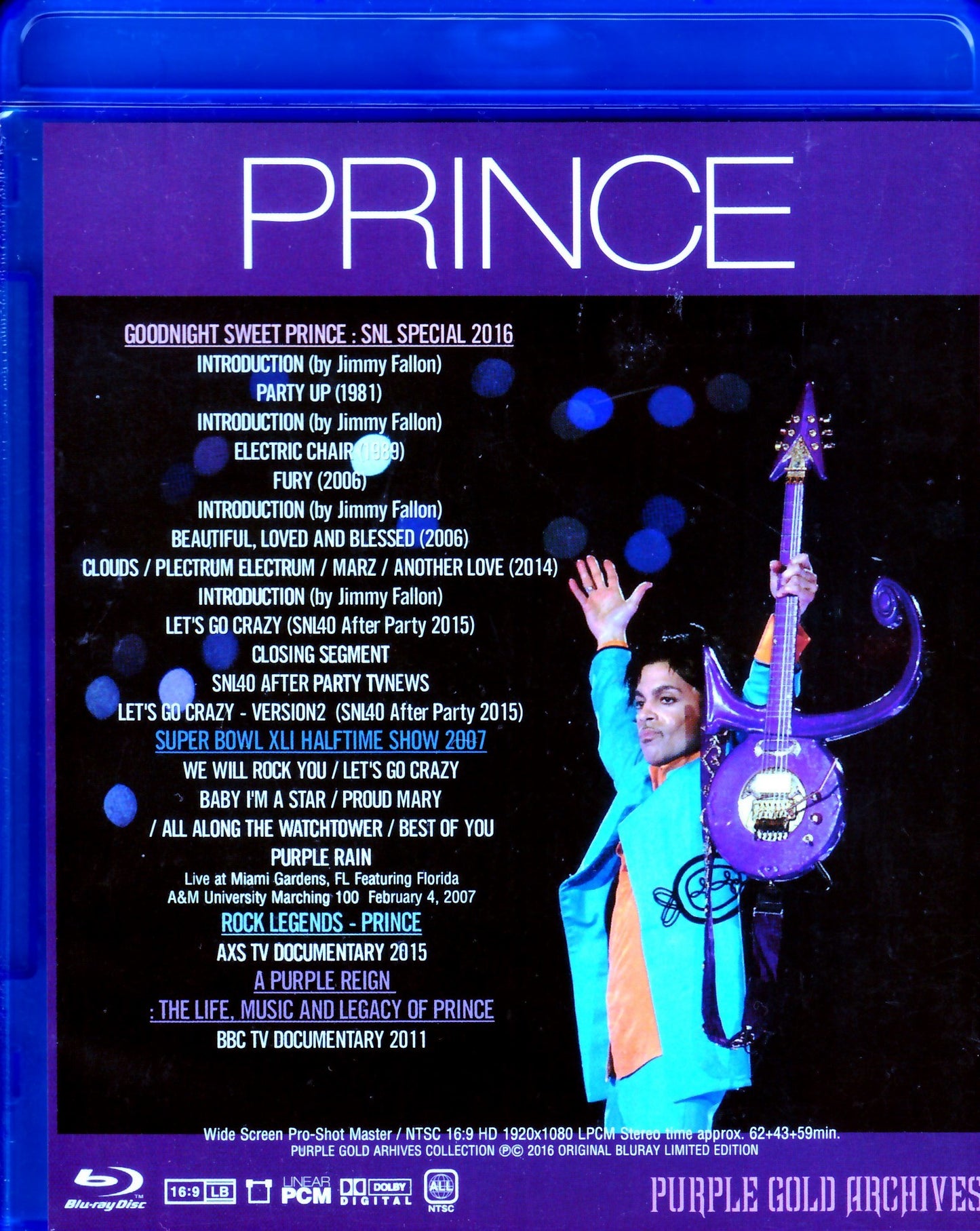 Prince/SNL Special 2016 & more Blu-Ray