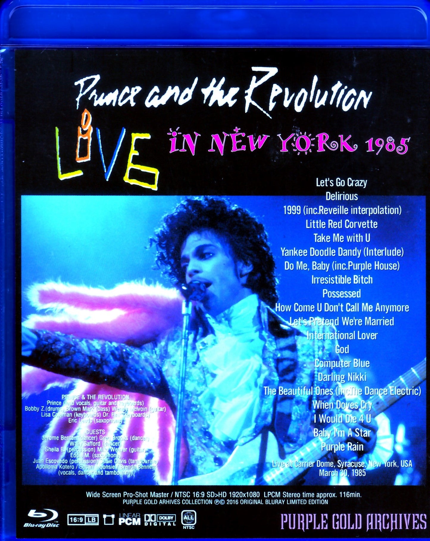 Prince/NY, USA 1985 Blu-Ray