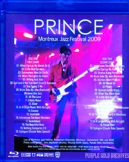 Prince/Switzerland 2009 Blu-Ray