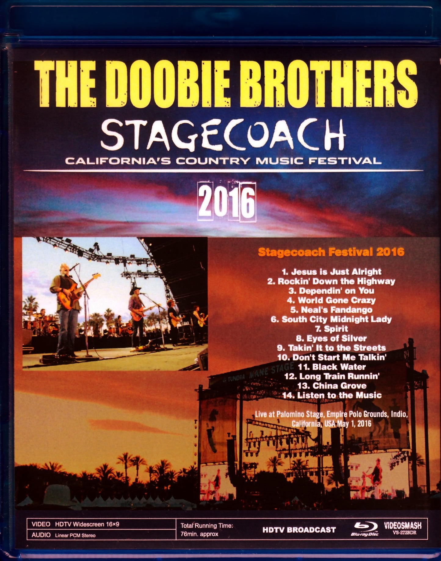 Doobie Brothers/CA,USA 2016 Blu-Ray Version