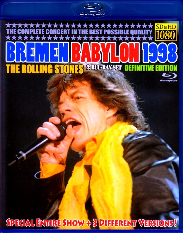 Rolling Stones/Germany 1998 3 Different Blu-Ray Version