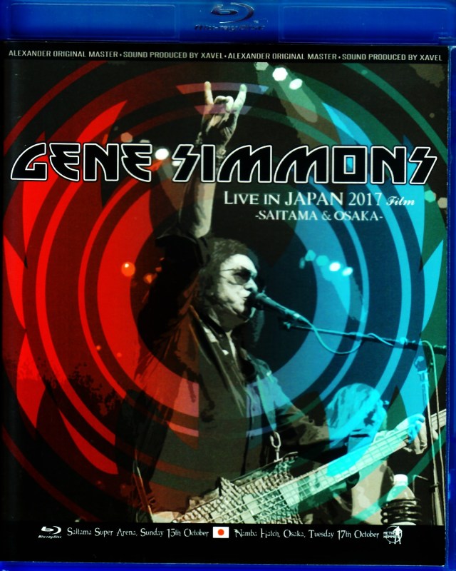 Gene Simmons/Saitama & Osaka,Japan 1017 Blu-Ray Ver.