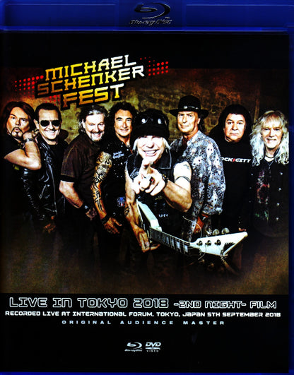 Michael Schenker Fest/Tokyo,Japan 9.5.2018 Blu-Ray Ver.