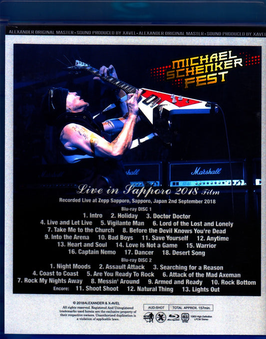 Michael Schenker Fest/Sapporo,Japan 2018 Blu-Ray Ver.