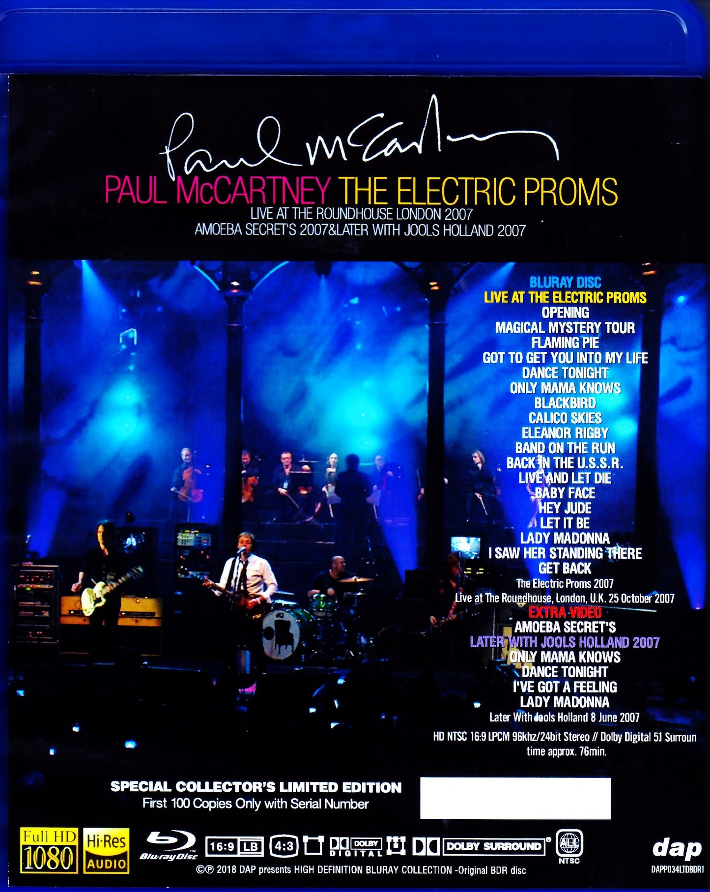 Paul McCartney/London,UK 2007 Blu-Ray Ver.