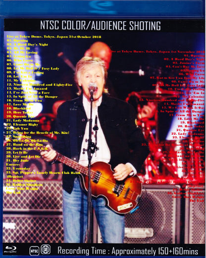 Paul McCartney/Tokyo,Japan 10.31 & 11.1.2018 Blu-Ray Ver.