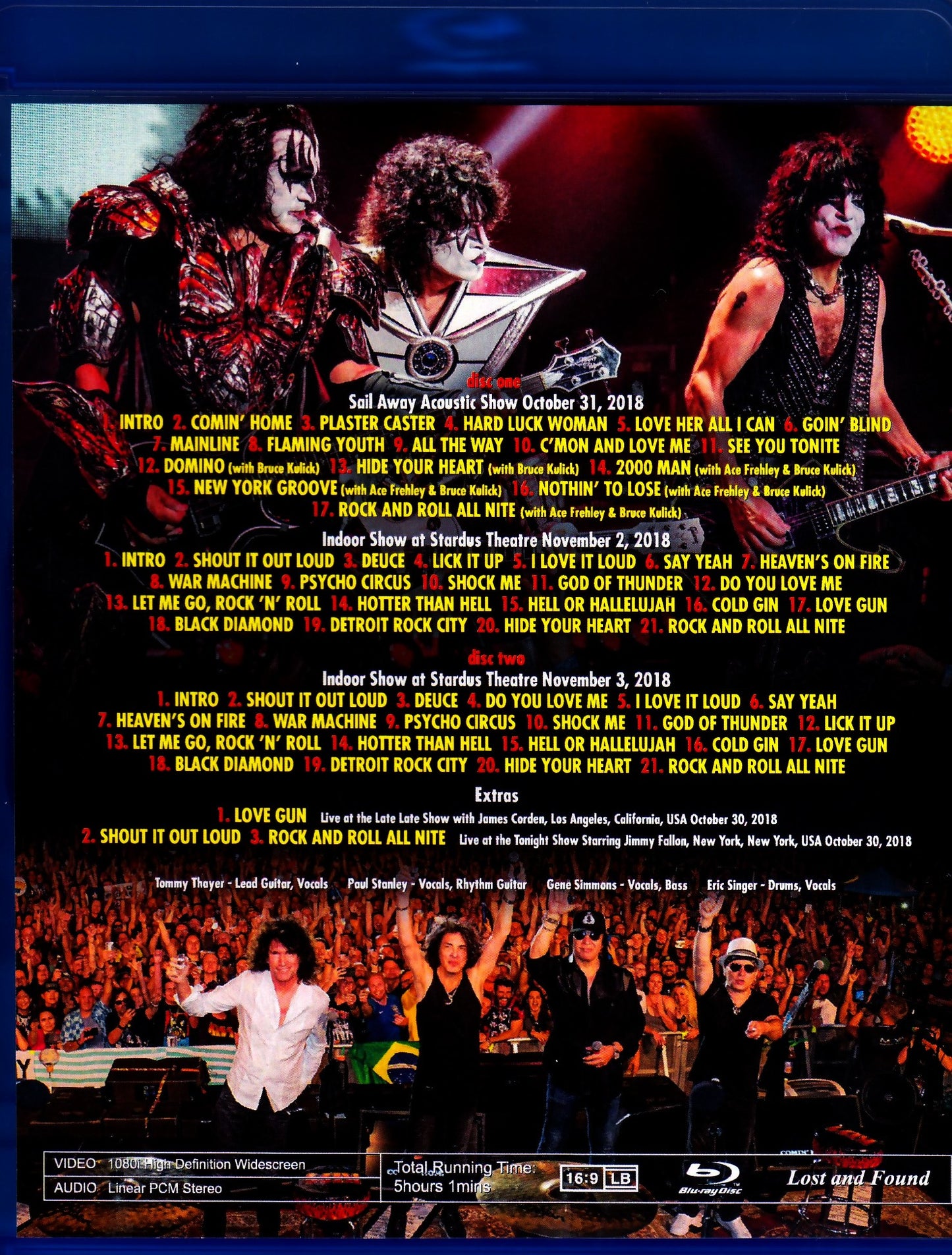 Kiss/FL,USA 2018 & more Blu-Ray Ver.