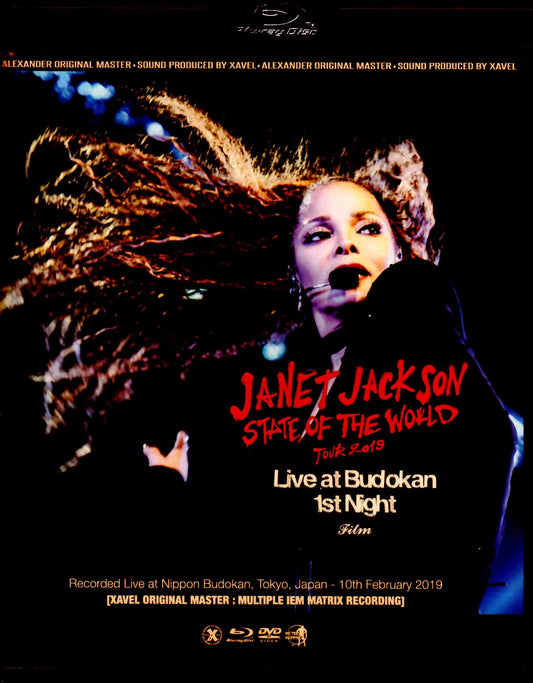 Janet Jackson/Tokyo,Japan 2.10.2019 Audio IEM Matrix Blu-Ray & DVD Ver.