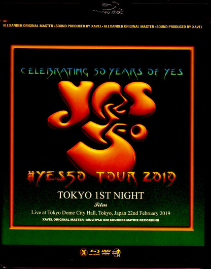 Yes/Tokyo,Japan 2.22.2019 Blu-Ray & DVD Ver.