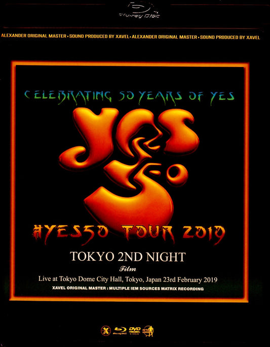 Yes/Tokyo,Japan 2.23.2019 Blu-Ray & DVD Ver.