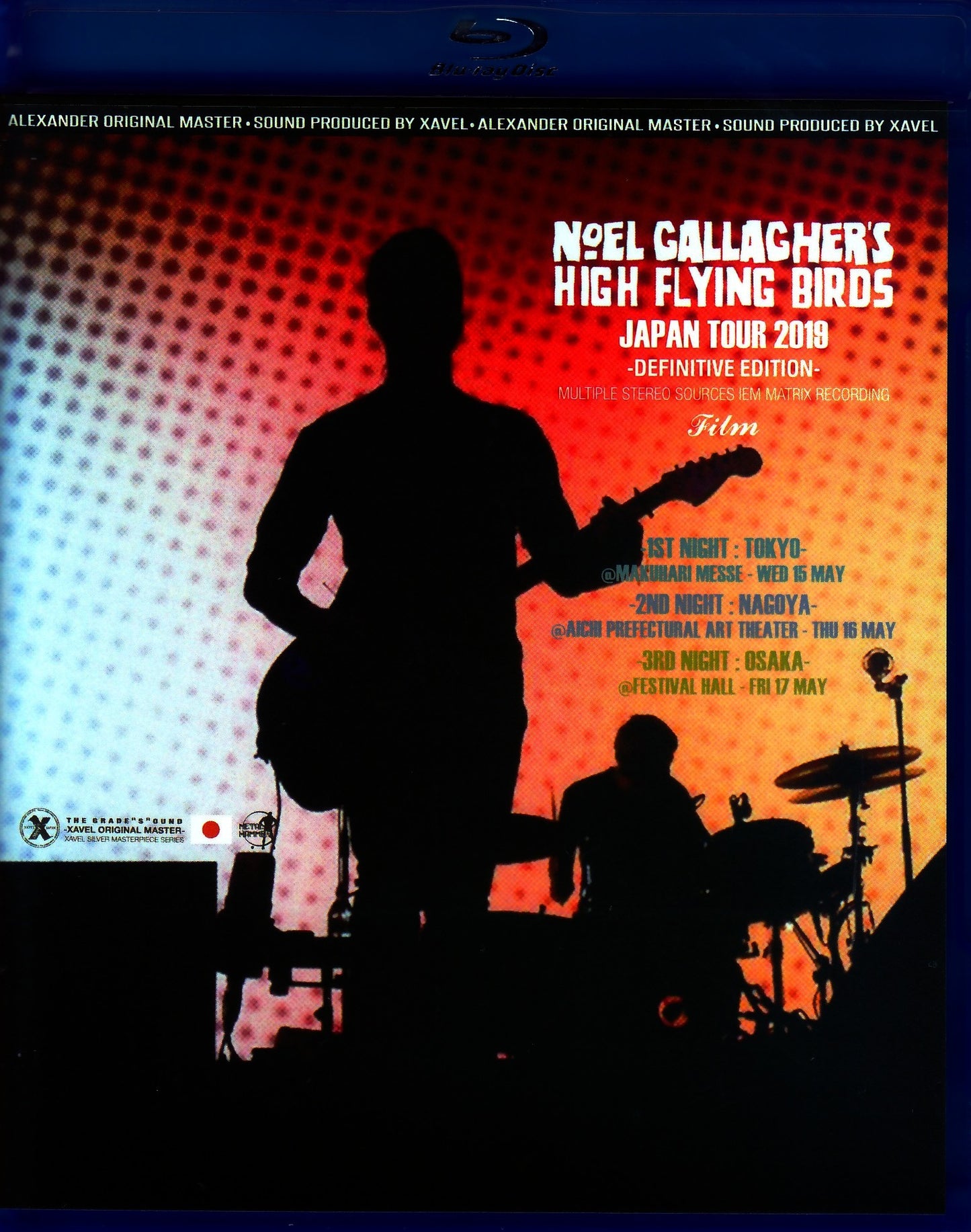 Noel Gallagher's High Flying Birds/Japan Tour 2019 3 Days Complete Blu-Ray IEM Matrix Ver.